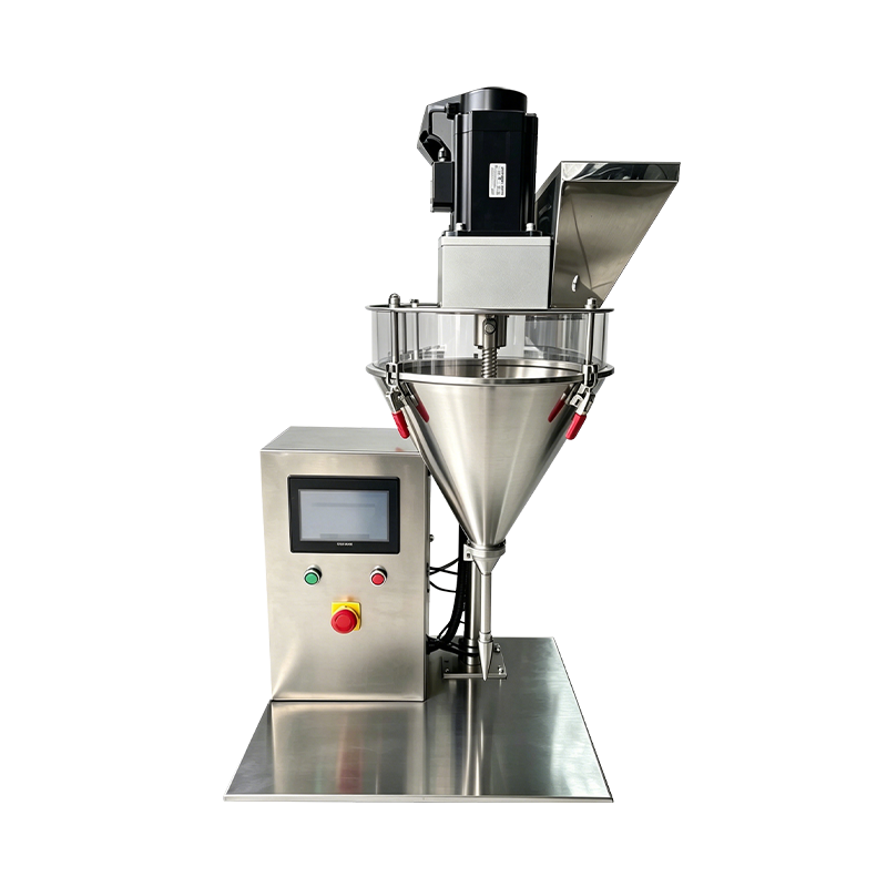 Semi-automatic Auger Powder Filling Machine for Cosmetic Loose Powder