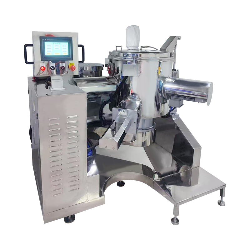 100L Triple-Chopper High Speed Powder Mixer Machine with Oil Spraying System
